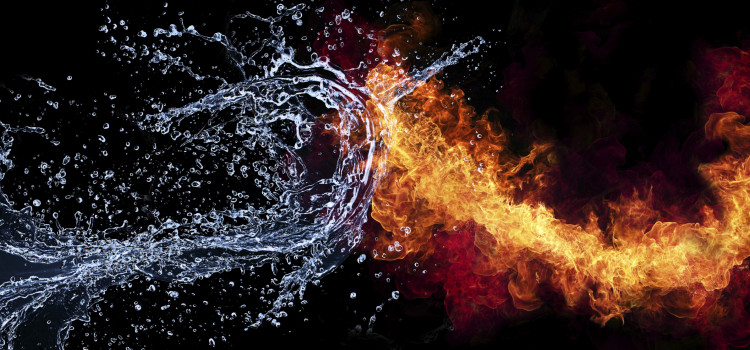 Fire and water